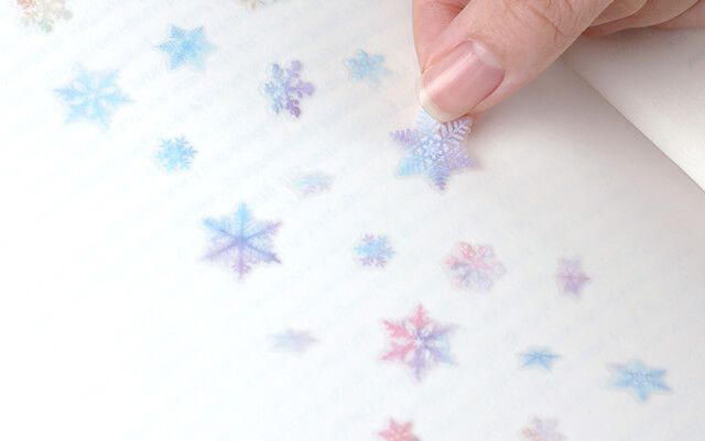 Pegatinas diseño Naturaleza - Copos de nieve - Imagen 2