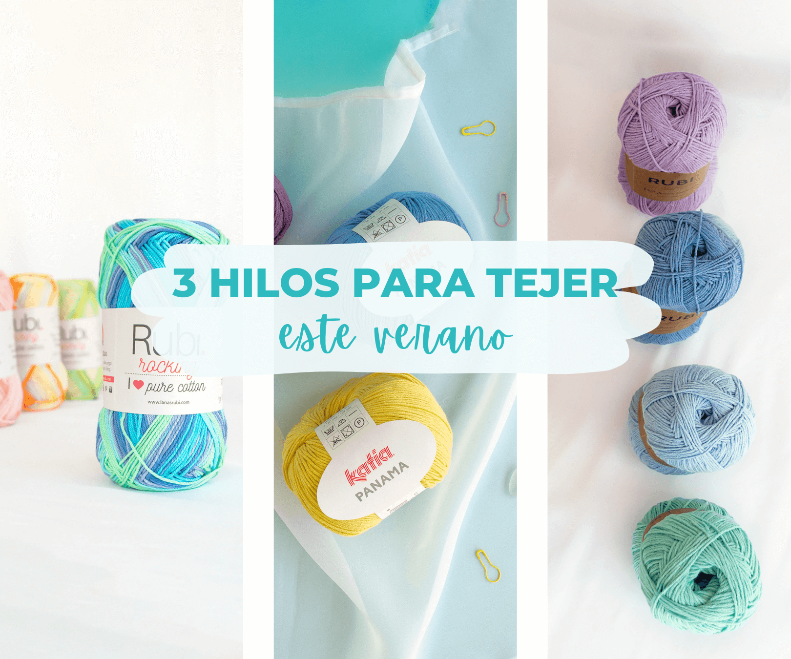 hilo de algodón para tejer en verano