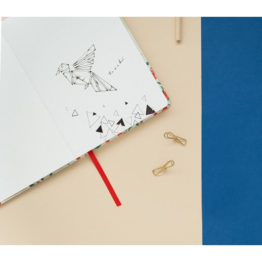 Cuaderno cosido A5 Japanese flycatchers - Kokonote - Imagen 3