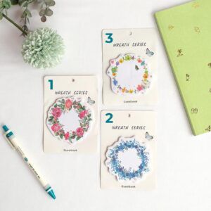 Notas adhesivas Corona de flores