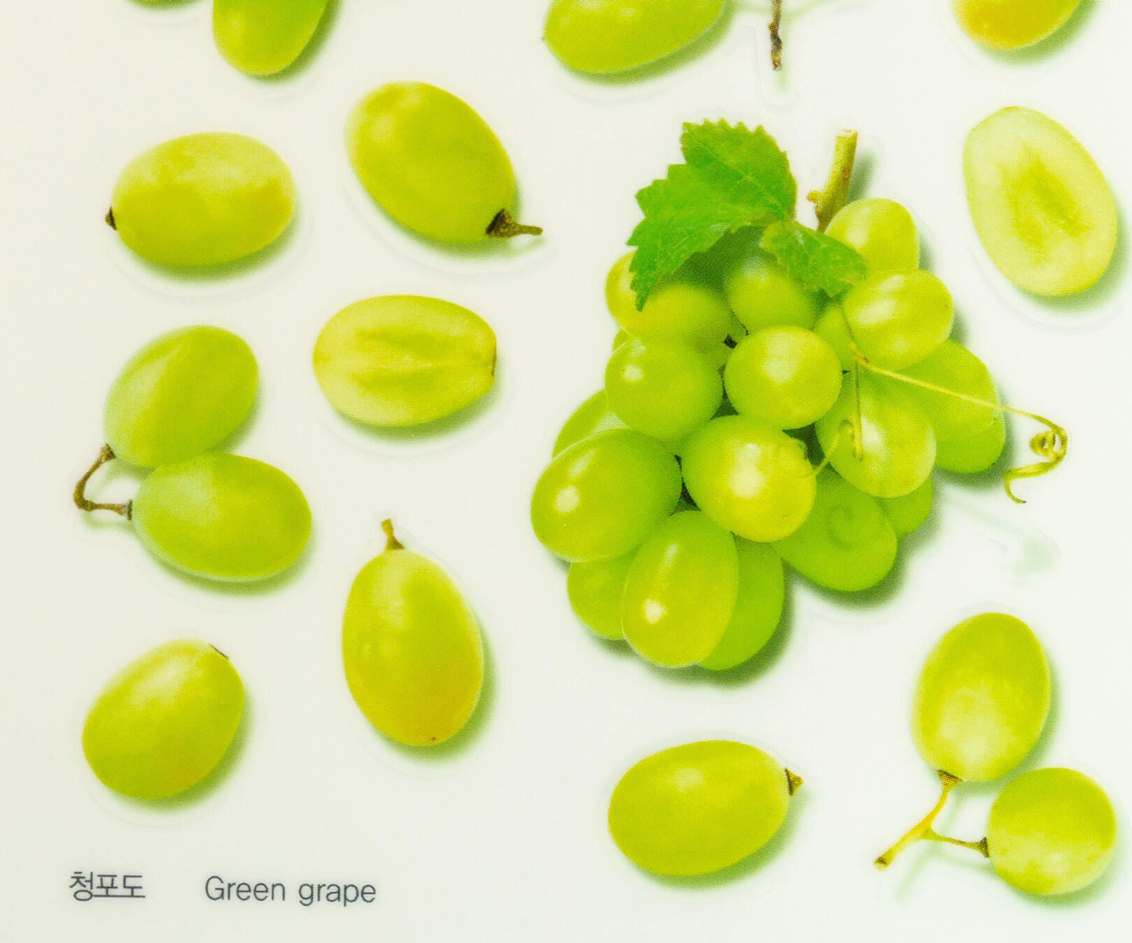 Pegatinas diseño Frutas - Uvas verdes - Imagen 2