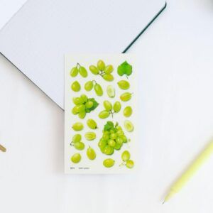 Pegatinas diseño Frutas - Uvas verdes