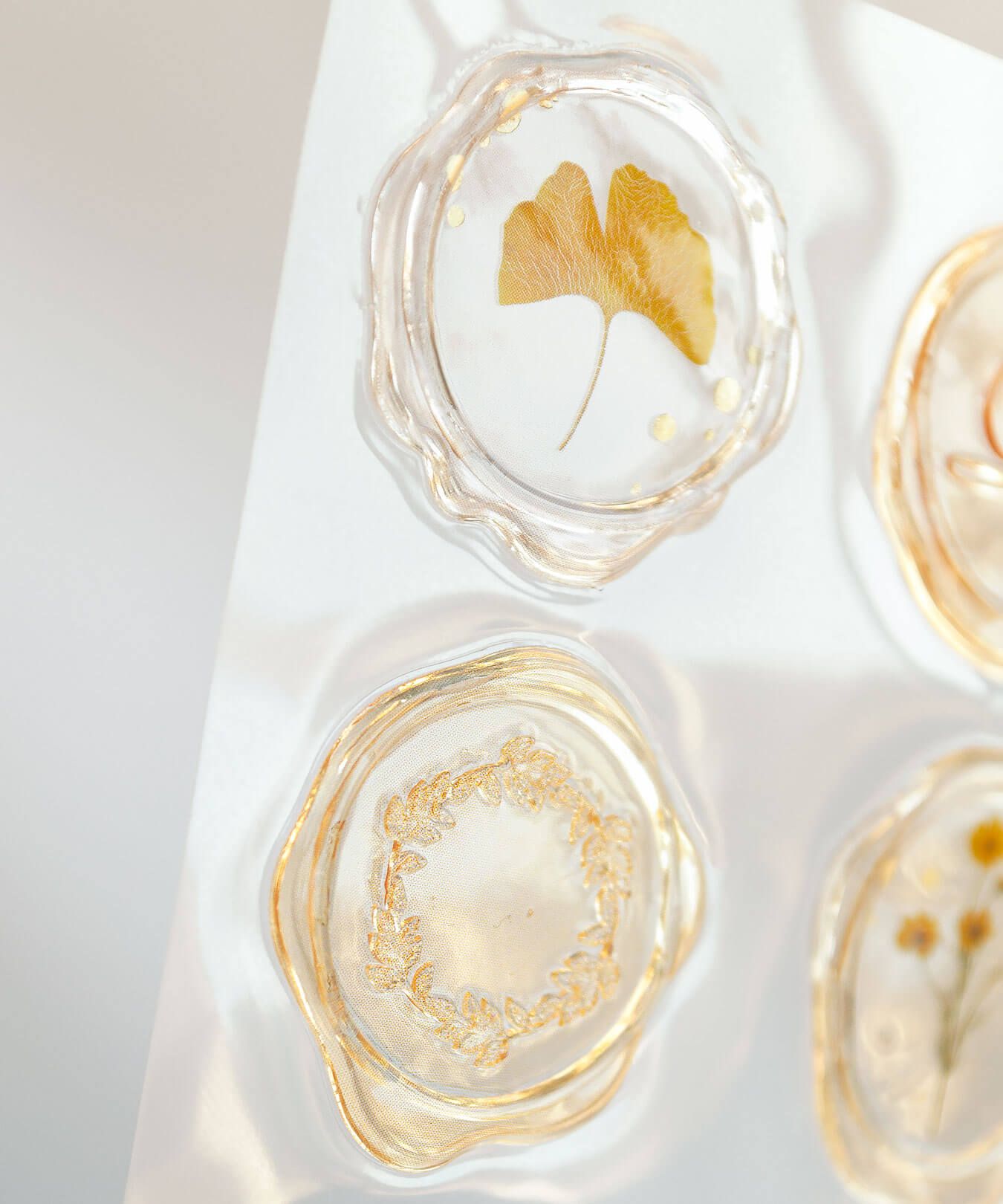 Pegatinas sellos cera - Milky yellow - Imagen 4
