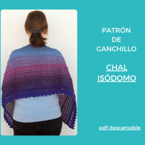Patrón de ganchillo Chal Isódomo