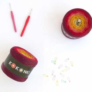 Ovillo degradado exclusivo kokonki Lana Merino P011 Kokonki